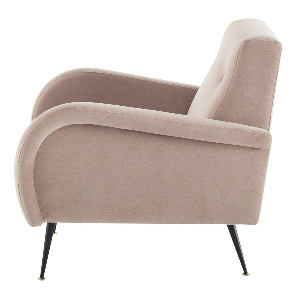 Hugo Blush Fabric Occasional Chair