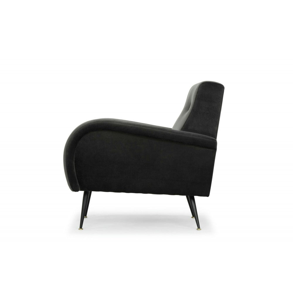 Hugo Shadow Gray Fabric Occasional Chair