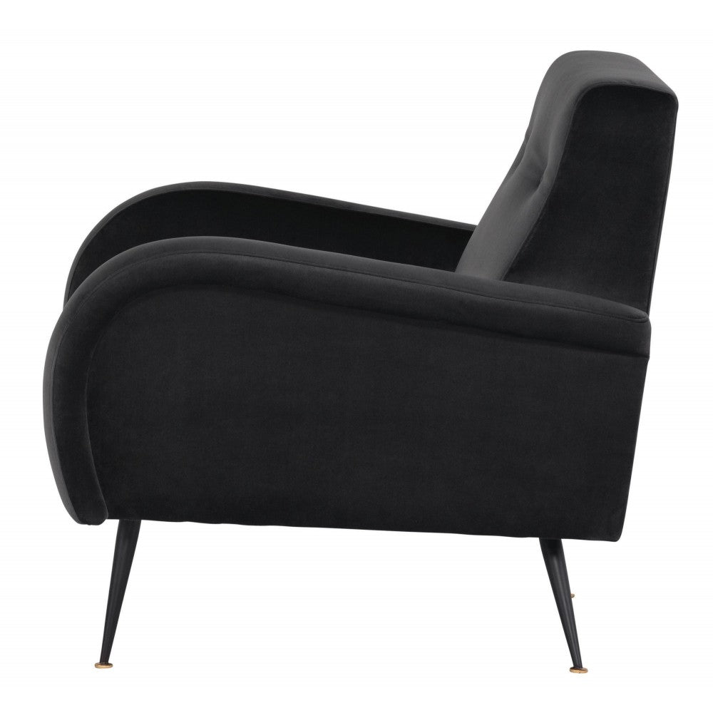 Hugo Shadow Gray Fabric Occasional Chair