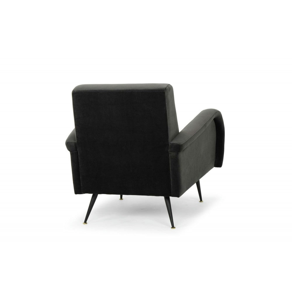 Hugo Shadow Gray Fabric Occasional Chair