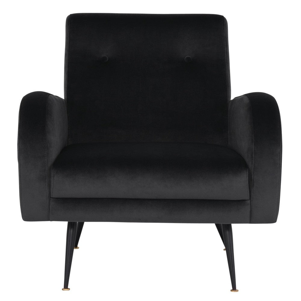 Hugo Shadow Gray Fabric Occasional Chair