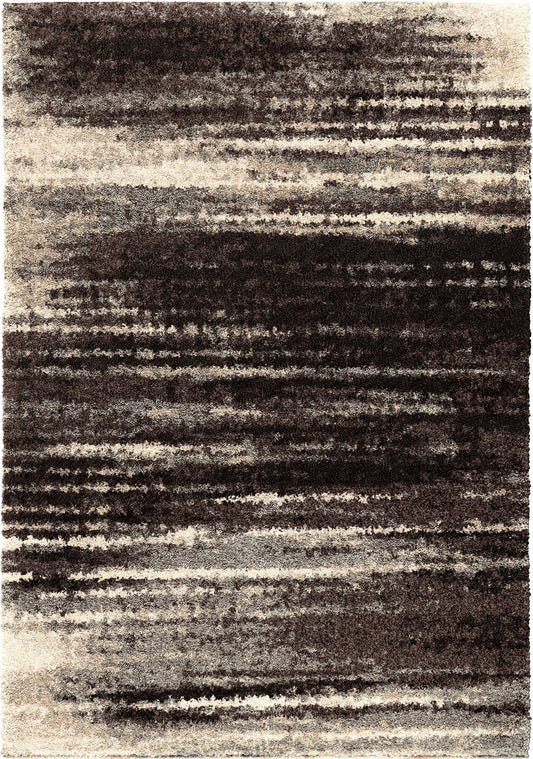 Orian American Heritage Interference Black 60"X84"