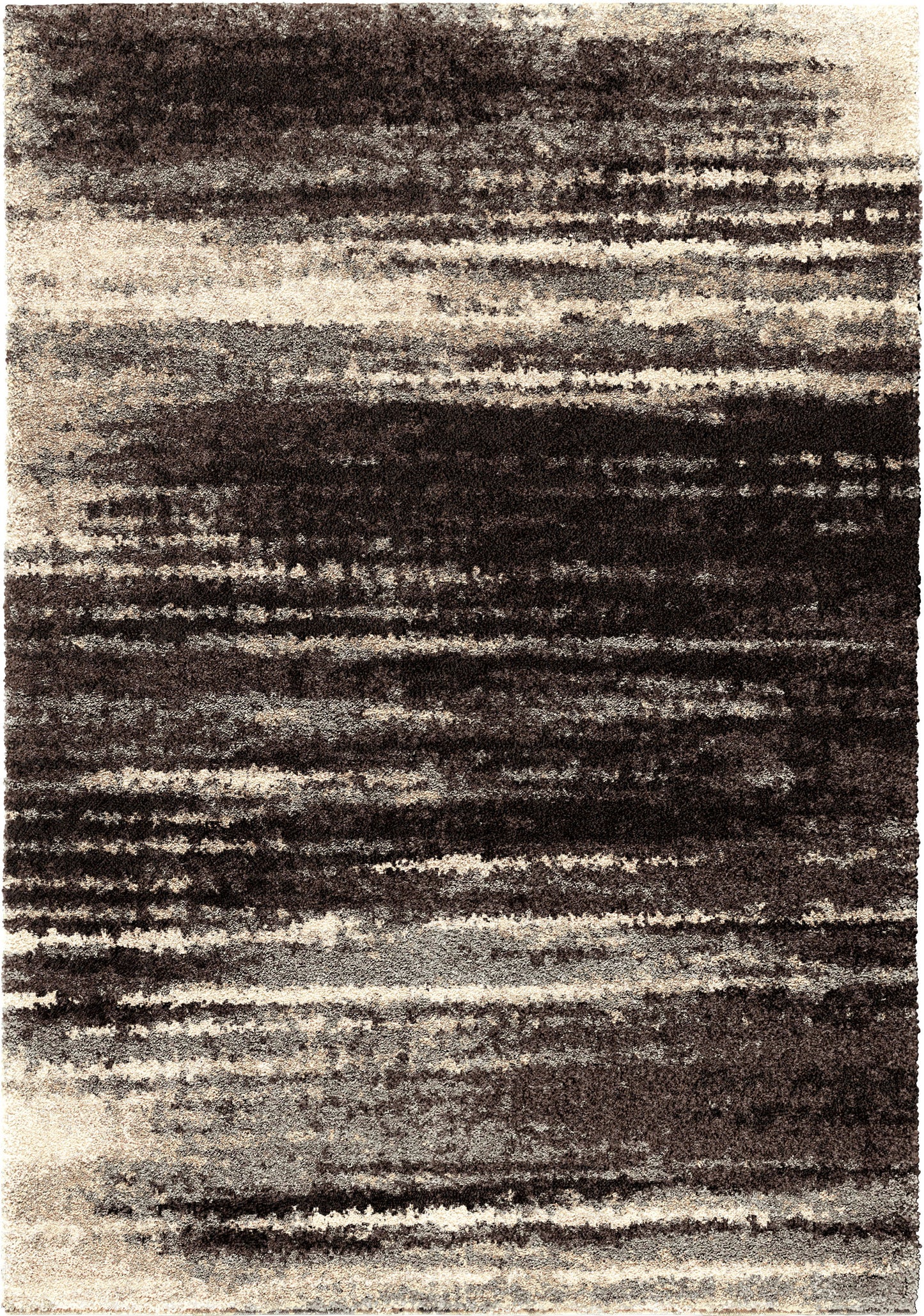 Orian American Heritage Interference Black 94"X130"