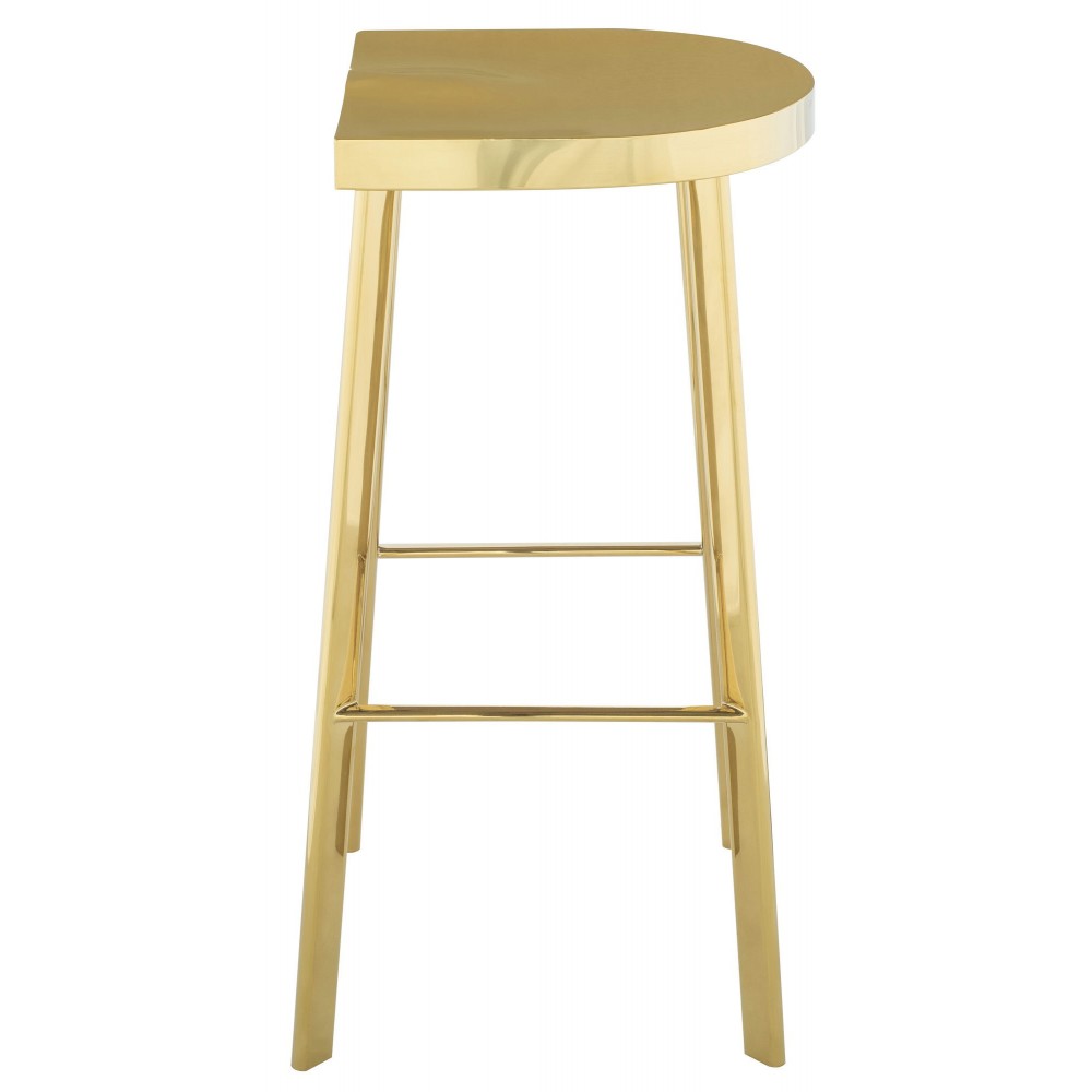 Icon Gold Metal Bar Stool