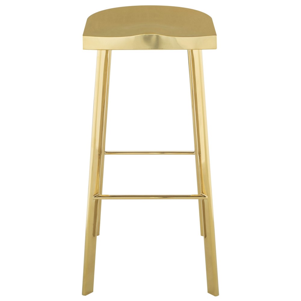 Icon Gold Metal Bar Stool