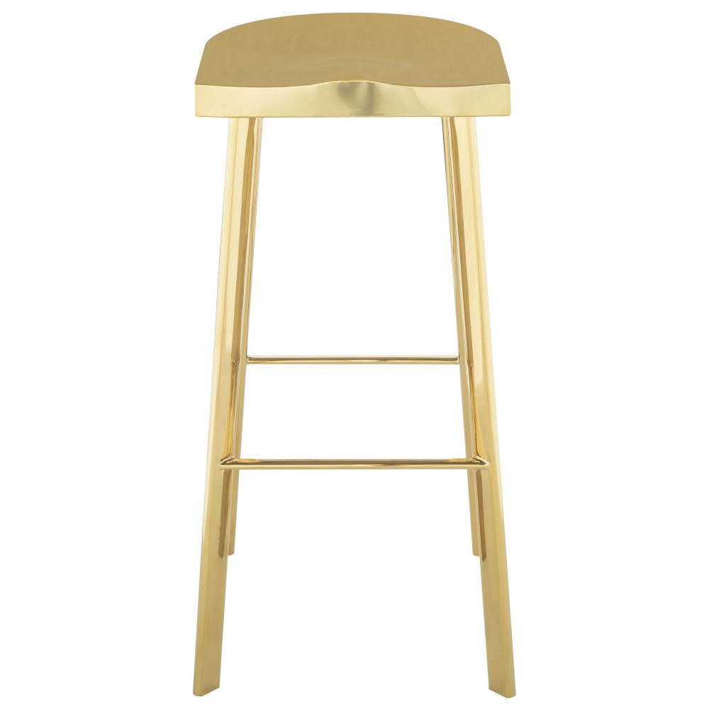 Icon Gold Metal Bar Stool