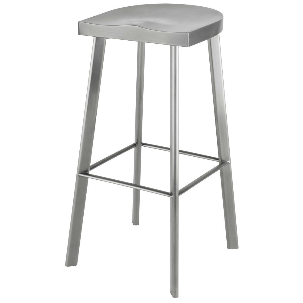 Icon Graphite Metal Bar Stool