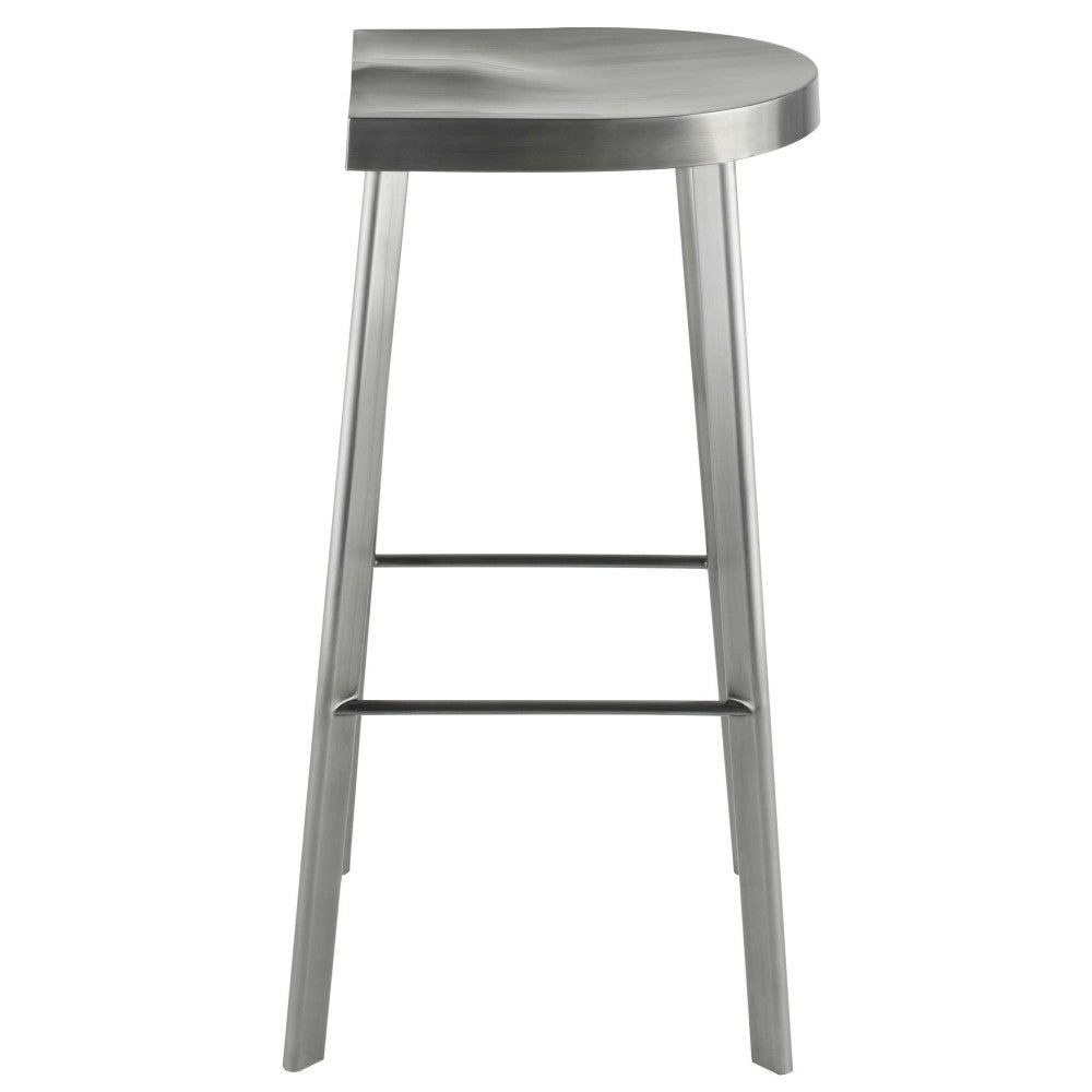 Icon Graphite Metal Bar Stool