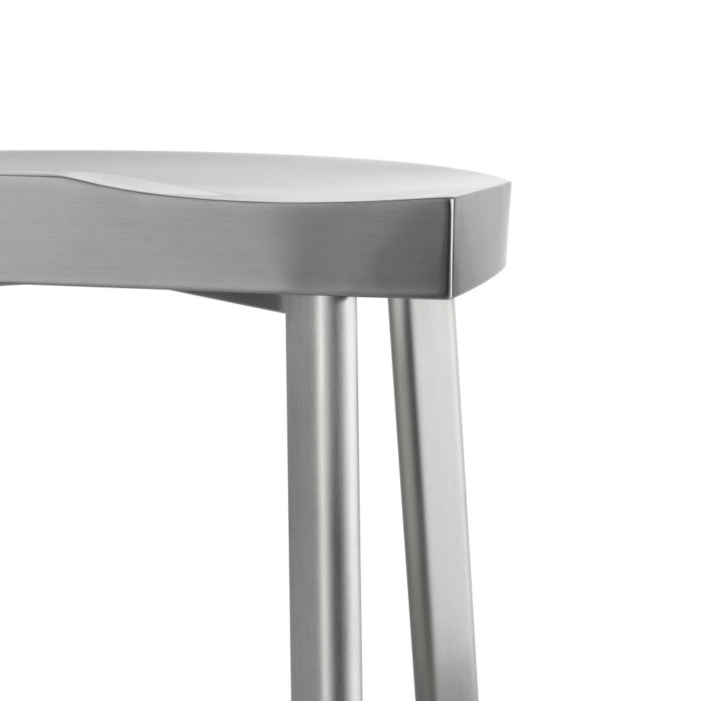 Icon Graphite Metal Bar Stool