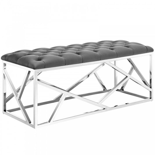 Intersperse Bench, Silver Gray