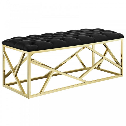 Intersperse Bench, Gold Black