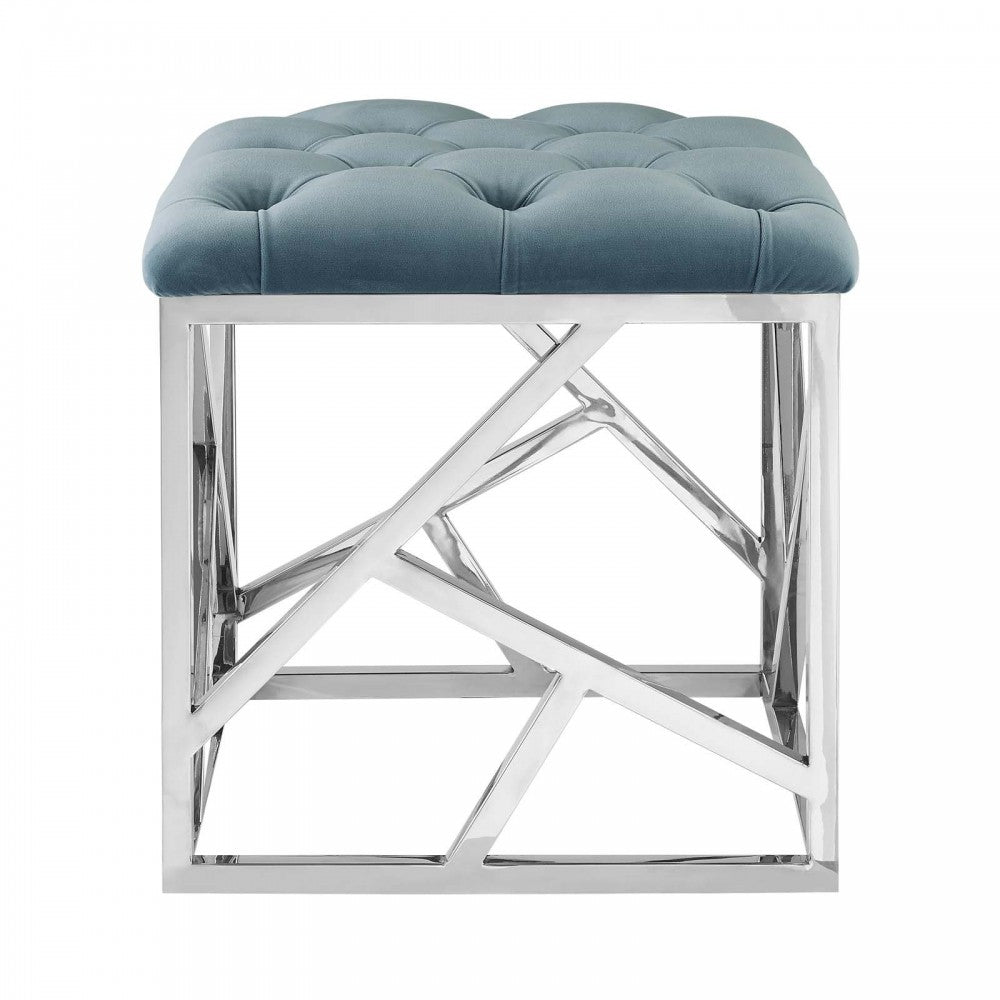 Intersperse Ottoman, Sea Blue