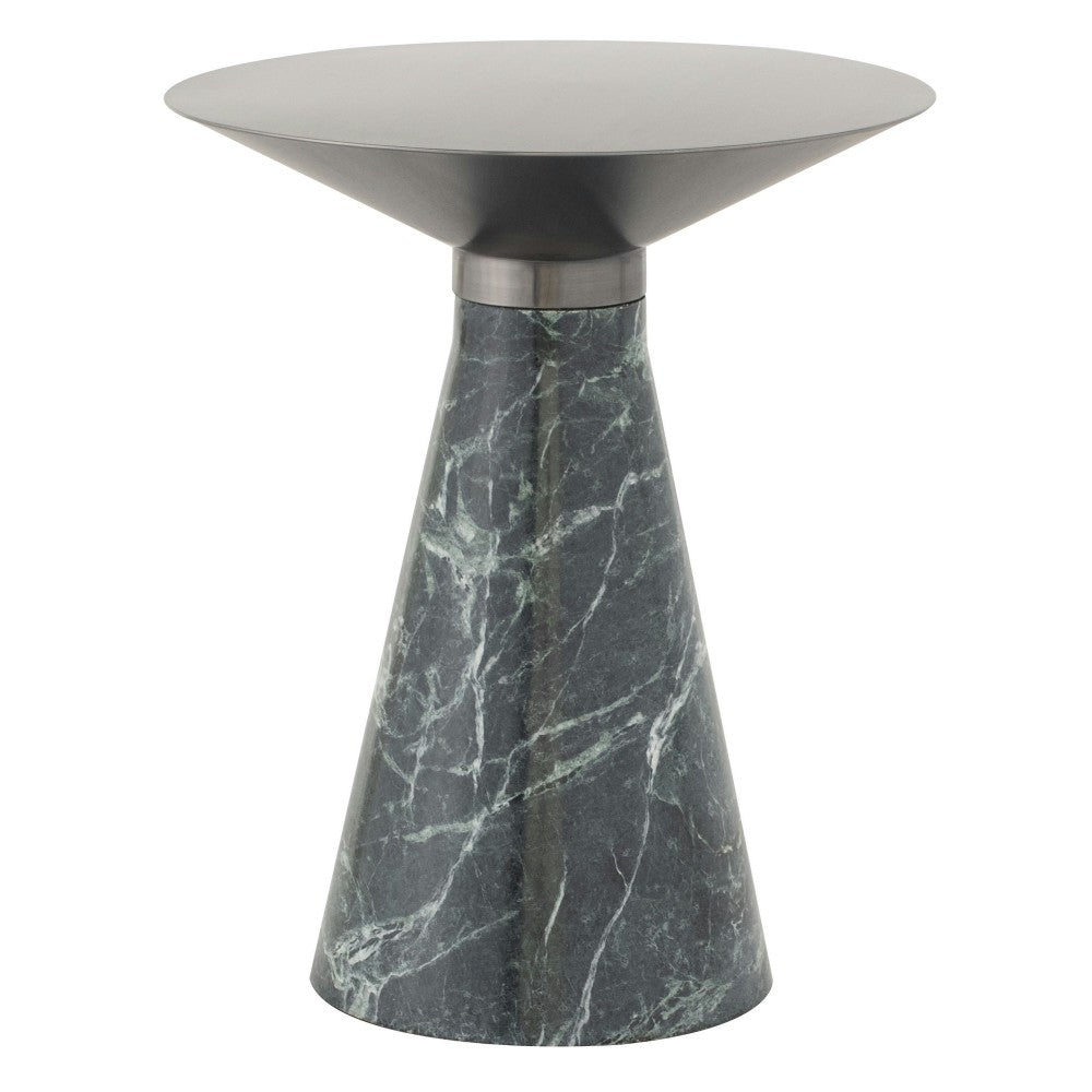 Iris Graphite Metal Side Table, HGNA556