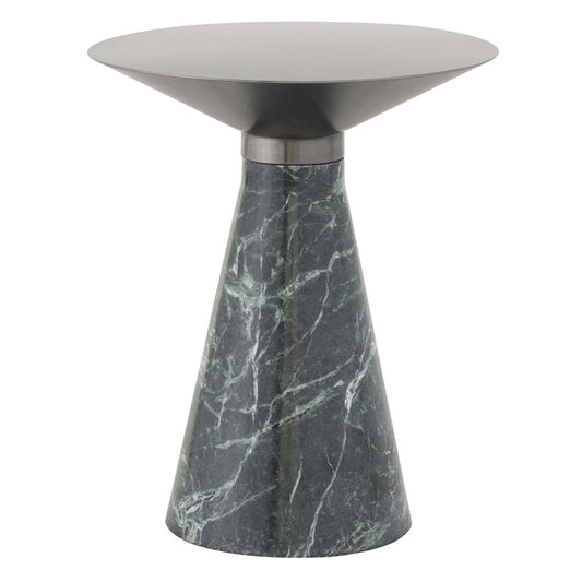 Iris Graphite Metal Side Table, HGNA556