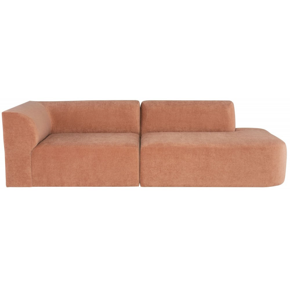 Isla Nectarine Fabric Triple Seat Sofa, HGSC778