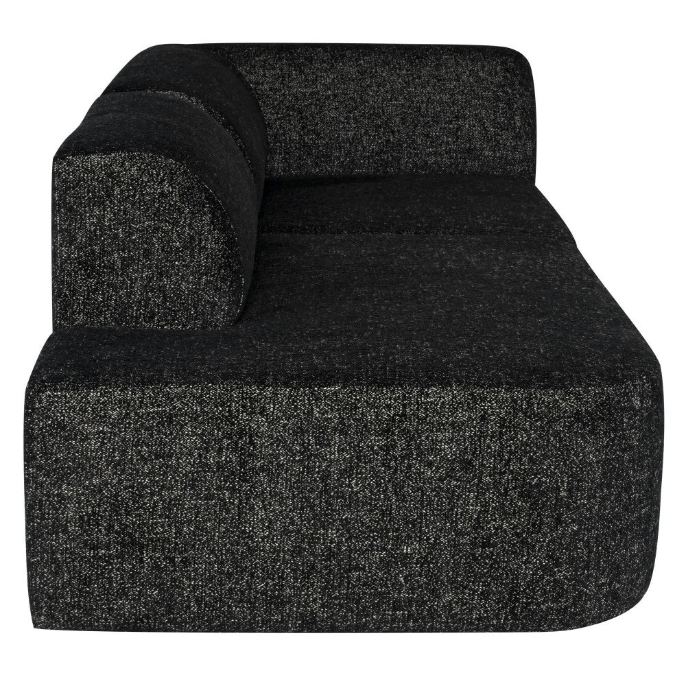 Isla Salt & Pepper Fabric Triple Seat Sofa, HGSC708