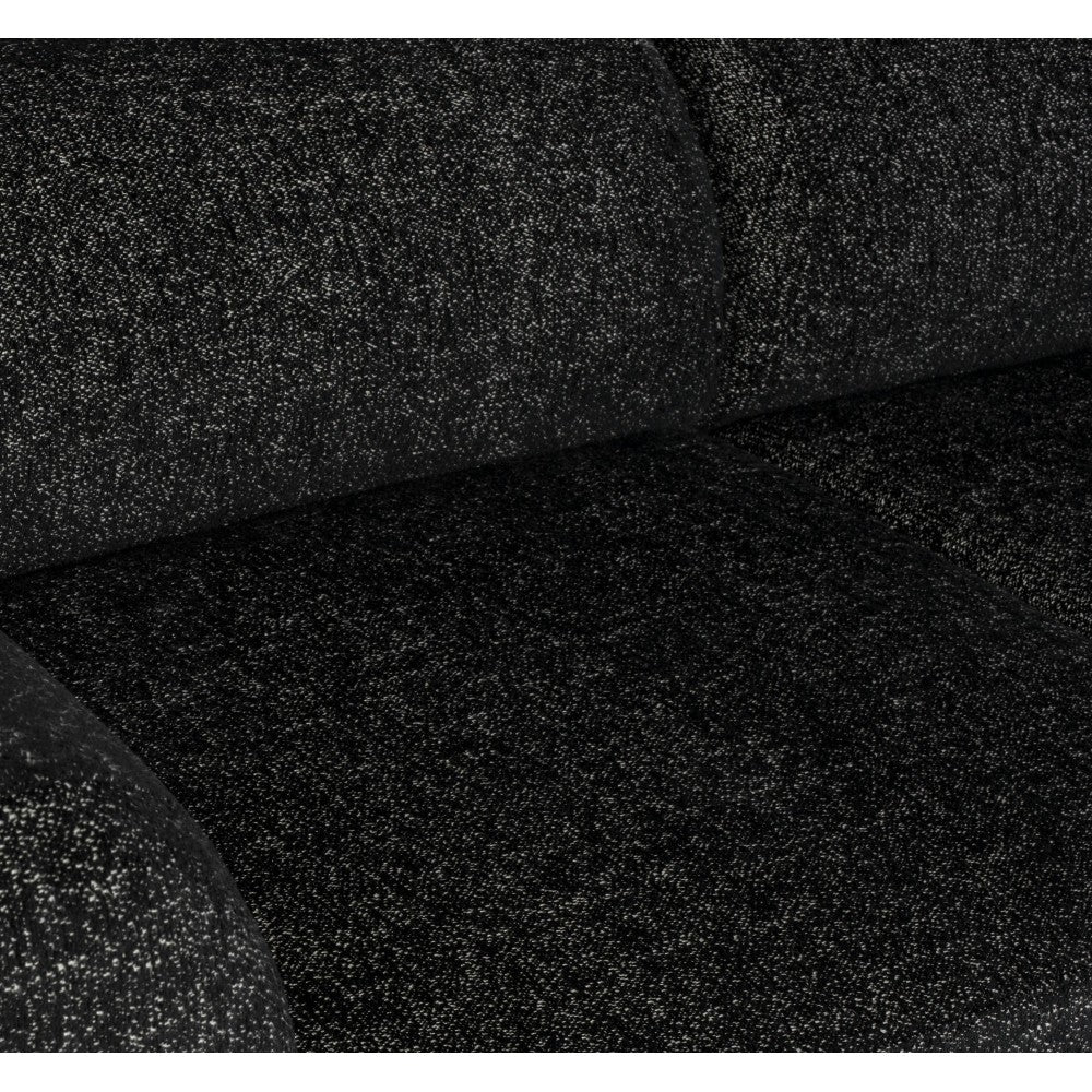 Isla Salt & Pepper Fabric Triple Seat Sofa, HGSC837