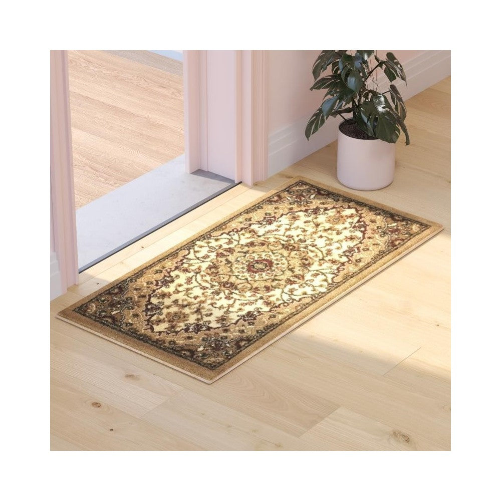 Ivory 2x3 Persian Area Rug