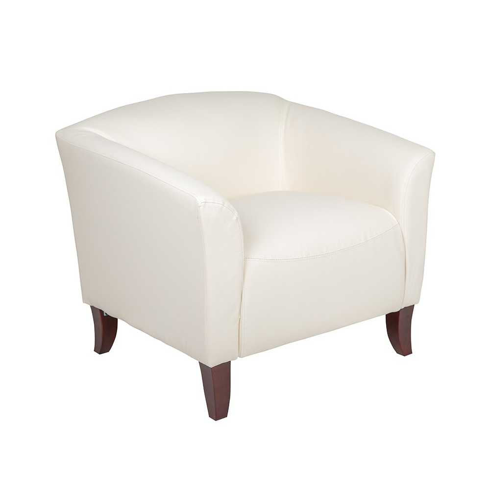 Ivory LeatherSoft Chair