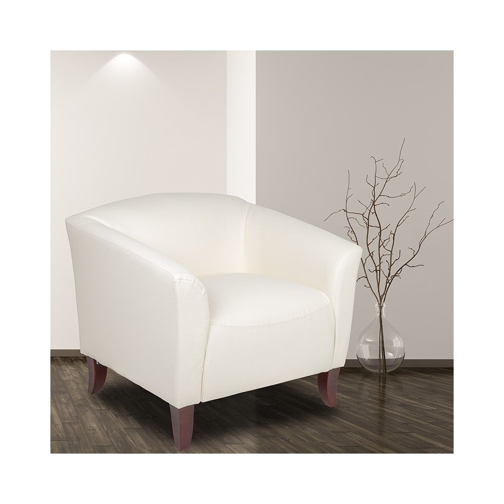 Ivory LeatherSoft Chair