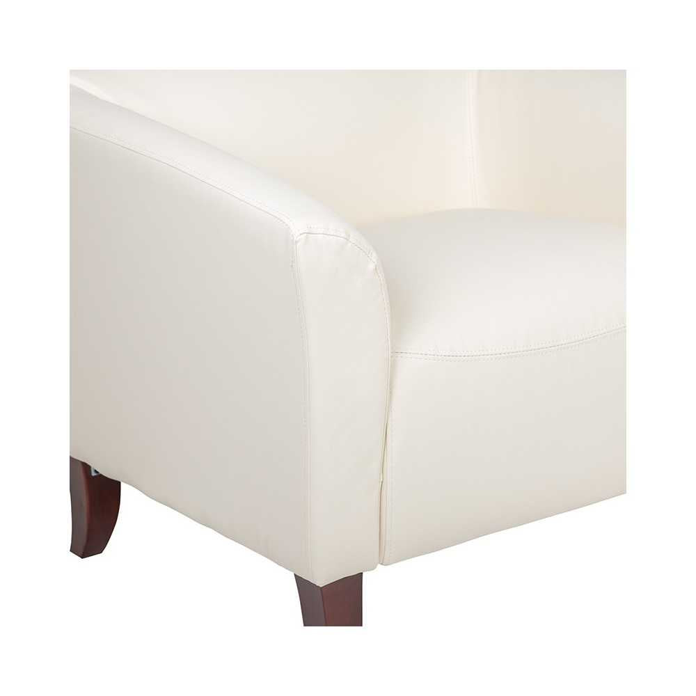 Ivory LeatherSoft Chair