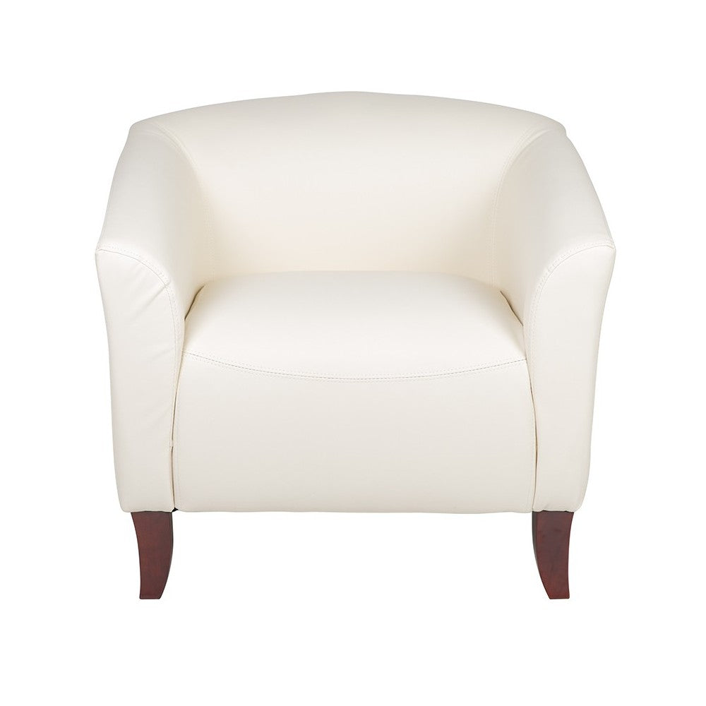 Ivory LeatherSoft Chair