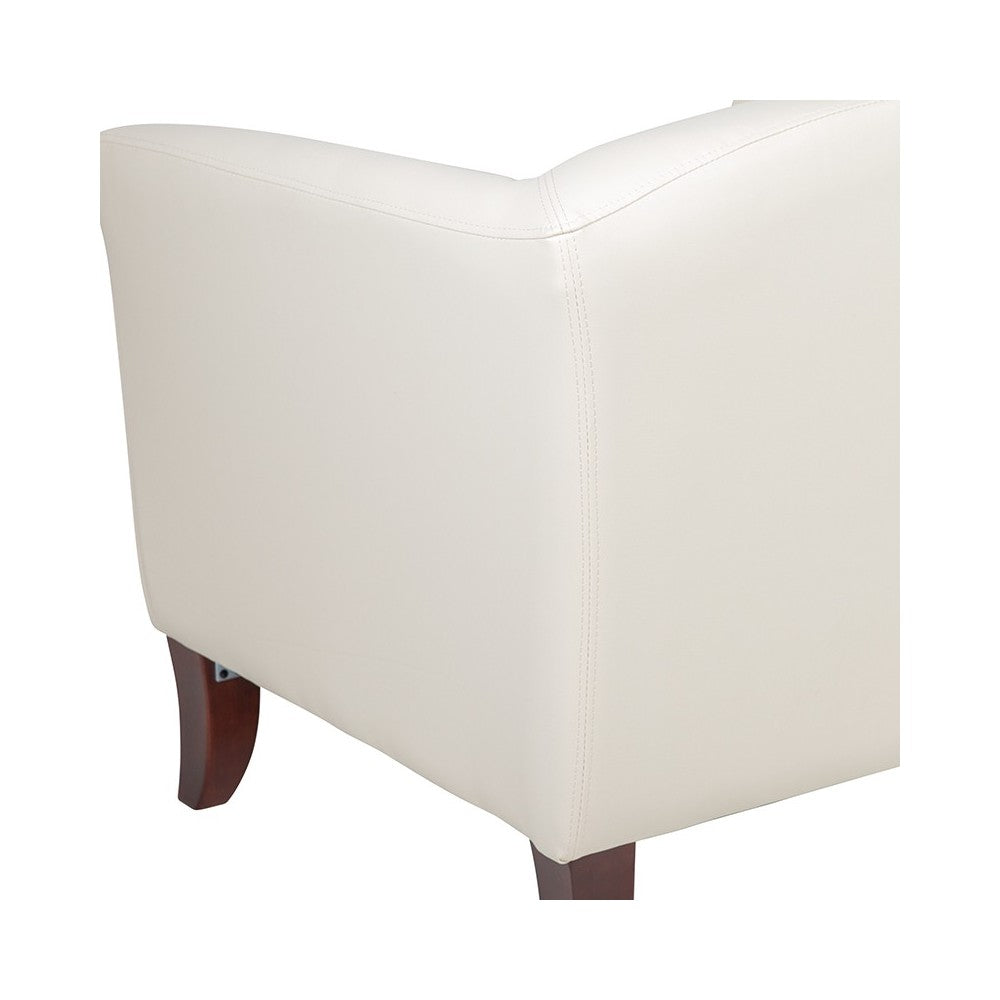 Ivory LeatherSoft Loveseat