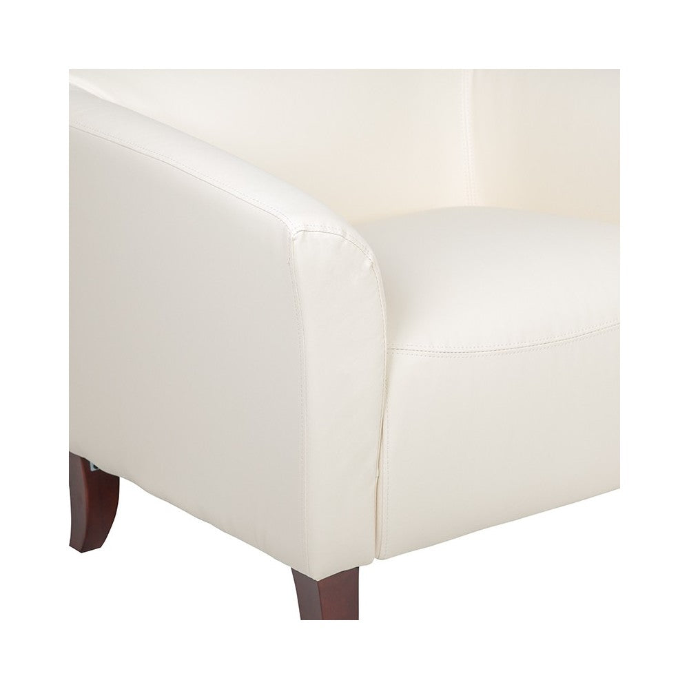 Ivory LeatherSoft Loveseat