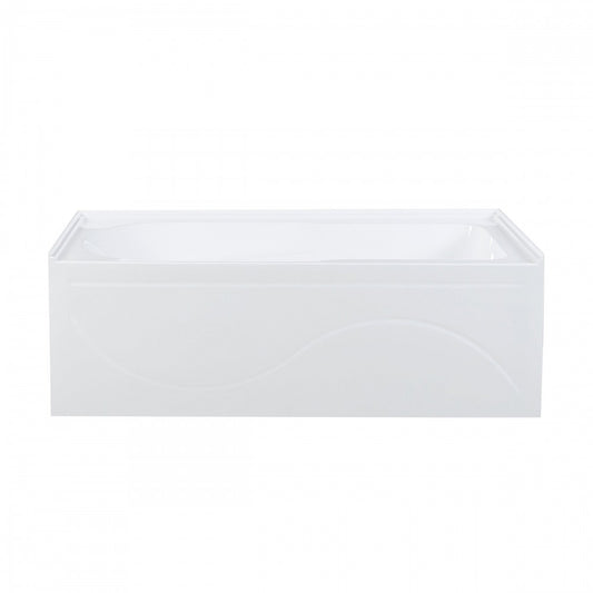 Ivy 60" X 30" Left-Hand Drain Alcove Bathtub with Apron