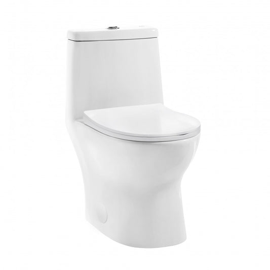 Ivy One-Piece Elongated Toilet Vortex Dual-Flush 1.1/1.6 gpf