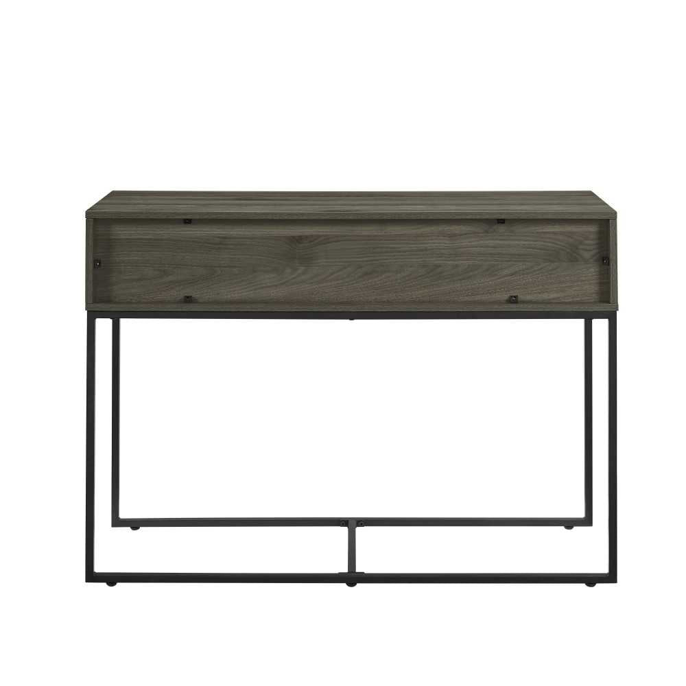 Jackson 42" Modern Slat Door Entry Table - Slate Gray