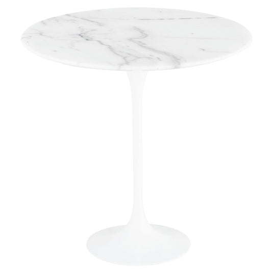 Jacob White Stone Side Table