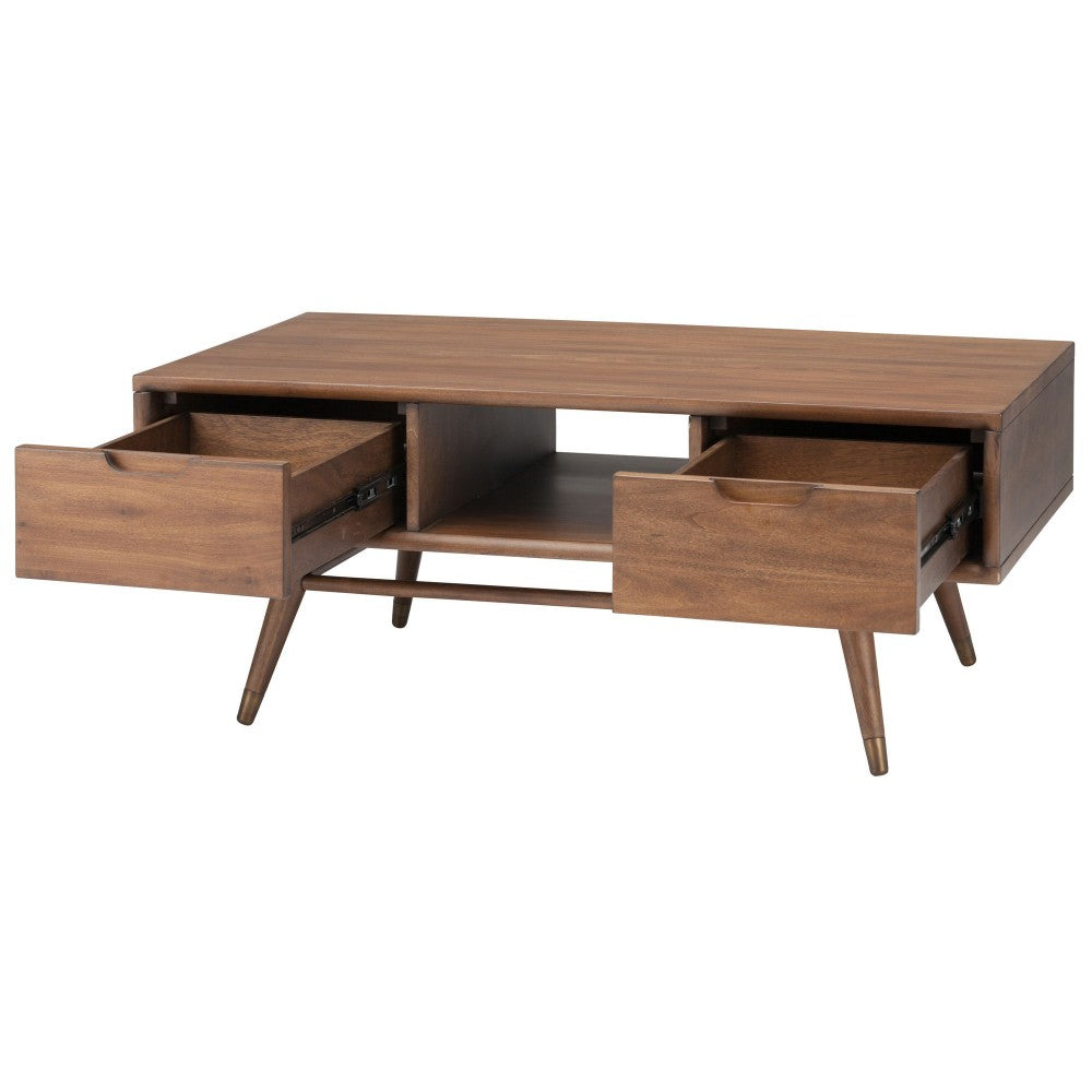 Jake Walnut Wood Coffee Table