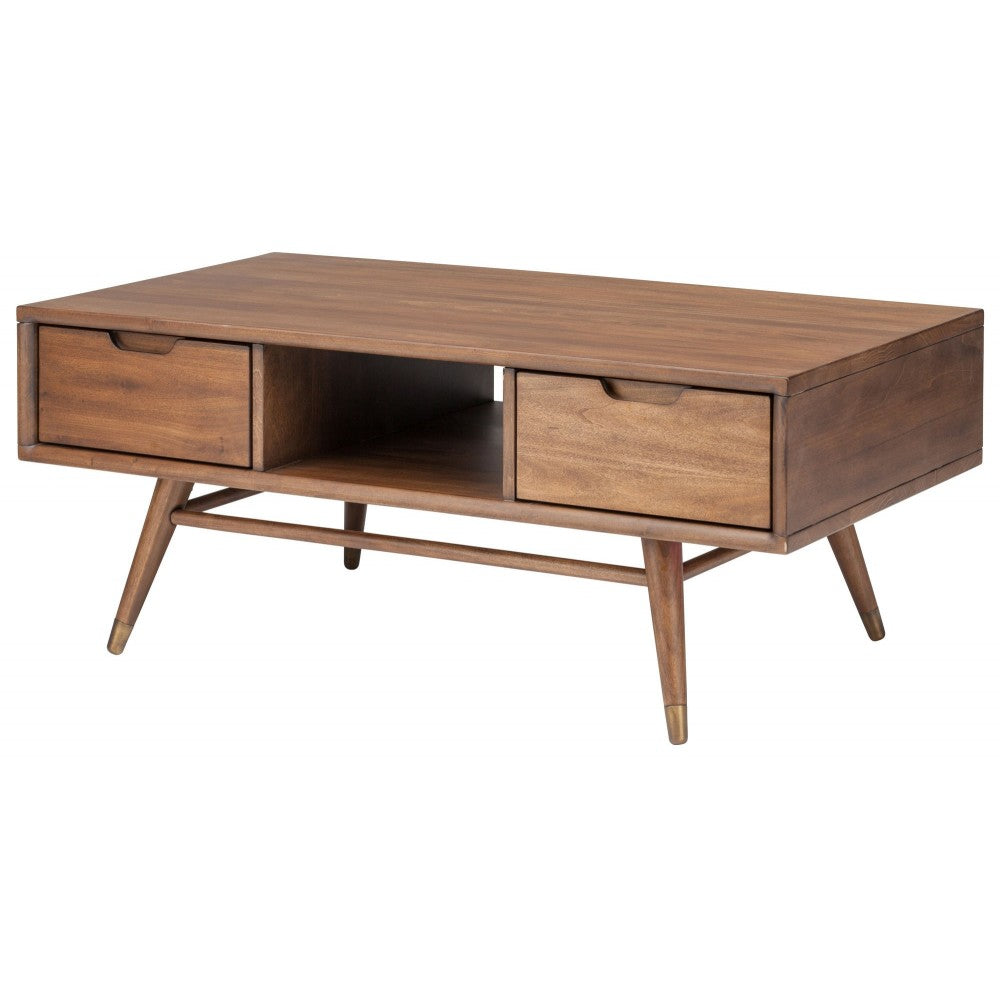 Jake Walnut Wood Coffee Table