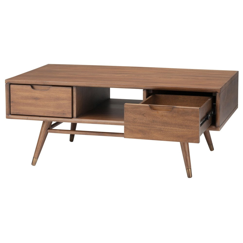 Jake Walnut Wood Coffee Table