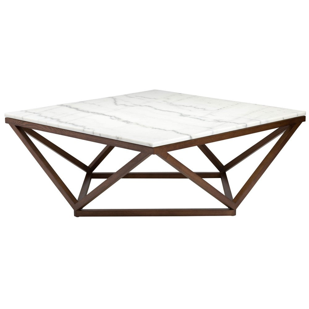 Jasmine White Stone Coffee Table, HGYU161