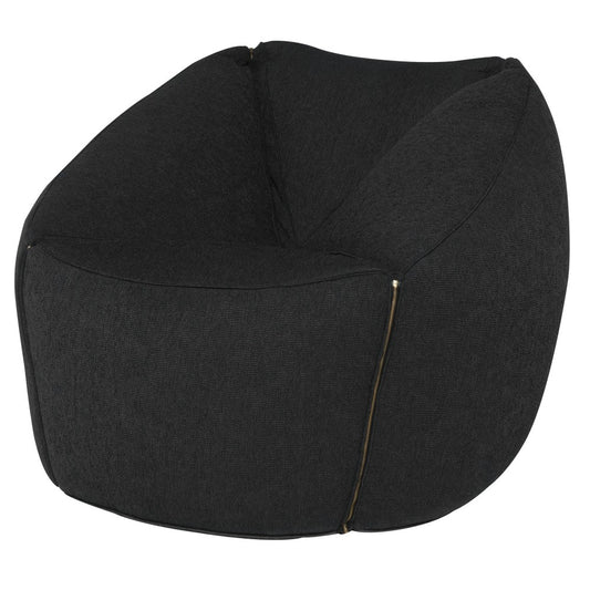 Jasper Activated Charcoal Fabric Occasional Chair