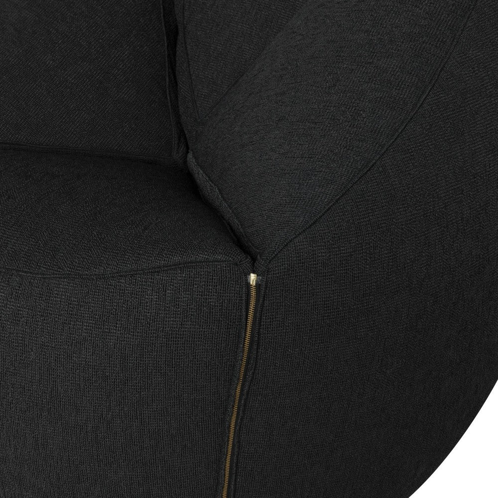 Jasper Activated Charcoal Fabric Occasional Chair