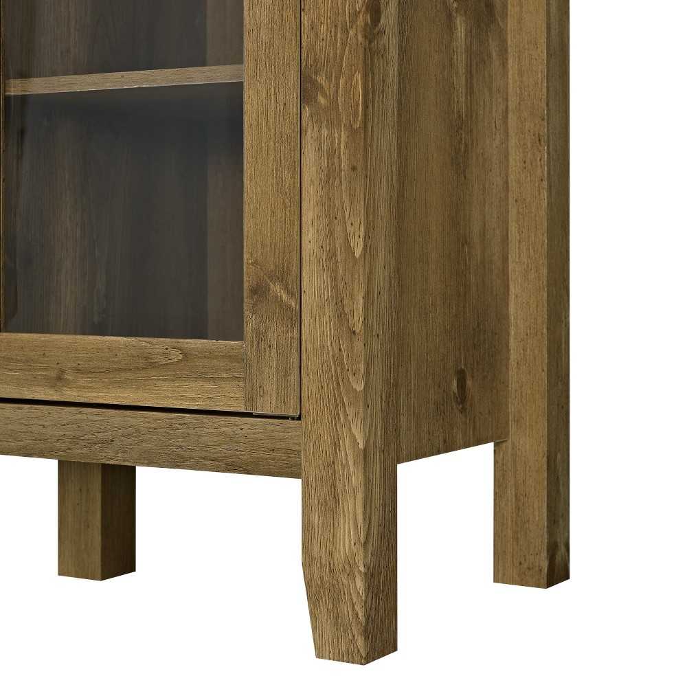 Jordan 52" Rustic Wood TV Stand - Barnwood