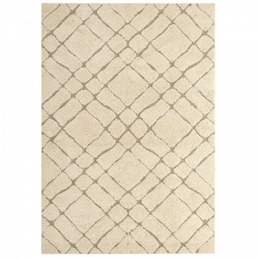 Jubilant Verona Abstract Geometric 5x8 Shag Area Rug