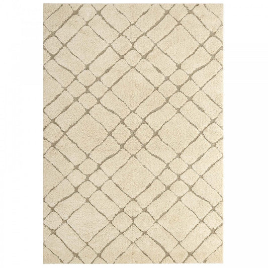 Jubilant Verona Abstract Geometric 8x10 Shag Area Rug