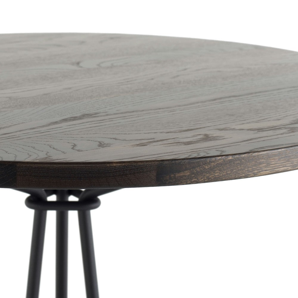 Kahn Seared Wood Bistro Table