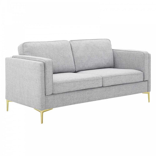 Kaiya Fabric Sofa, Light Gray