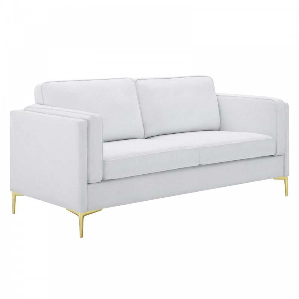Kaiya Fabric Sofa, White