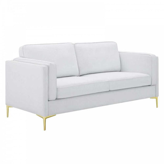 Kaiya Fabric Sofa, White