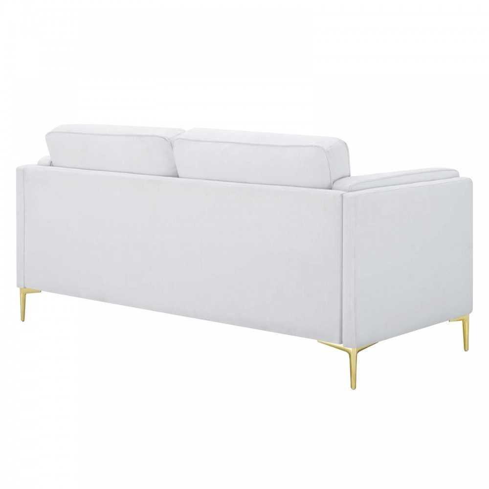 Kaiya Fabric Sofa, White