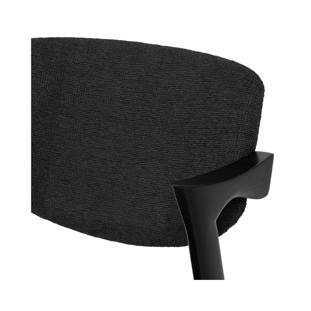 Kalli Activated Charcoal Fabric Dining Chair