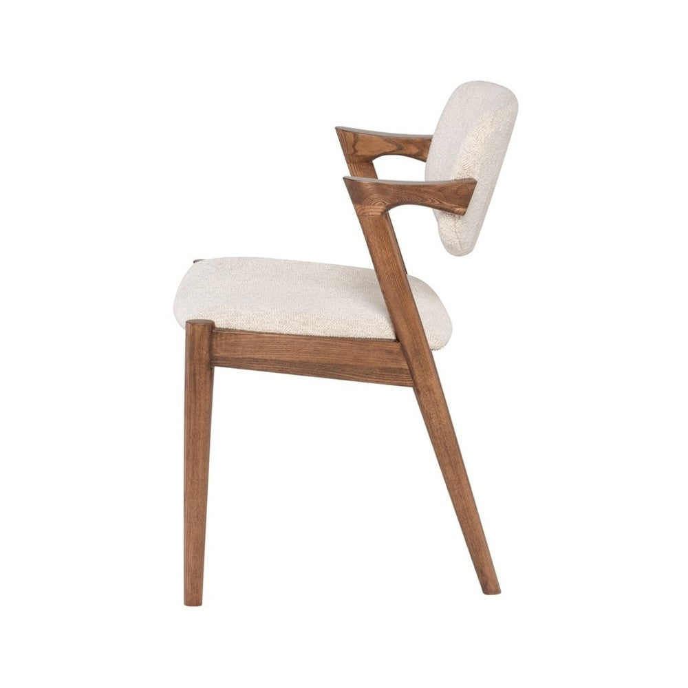 Kalli Shell Fabric Dining Chair
