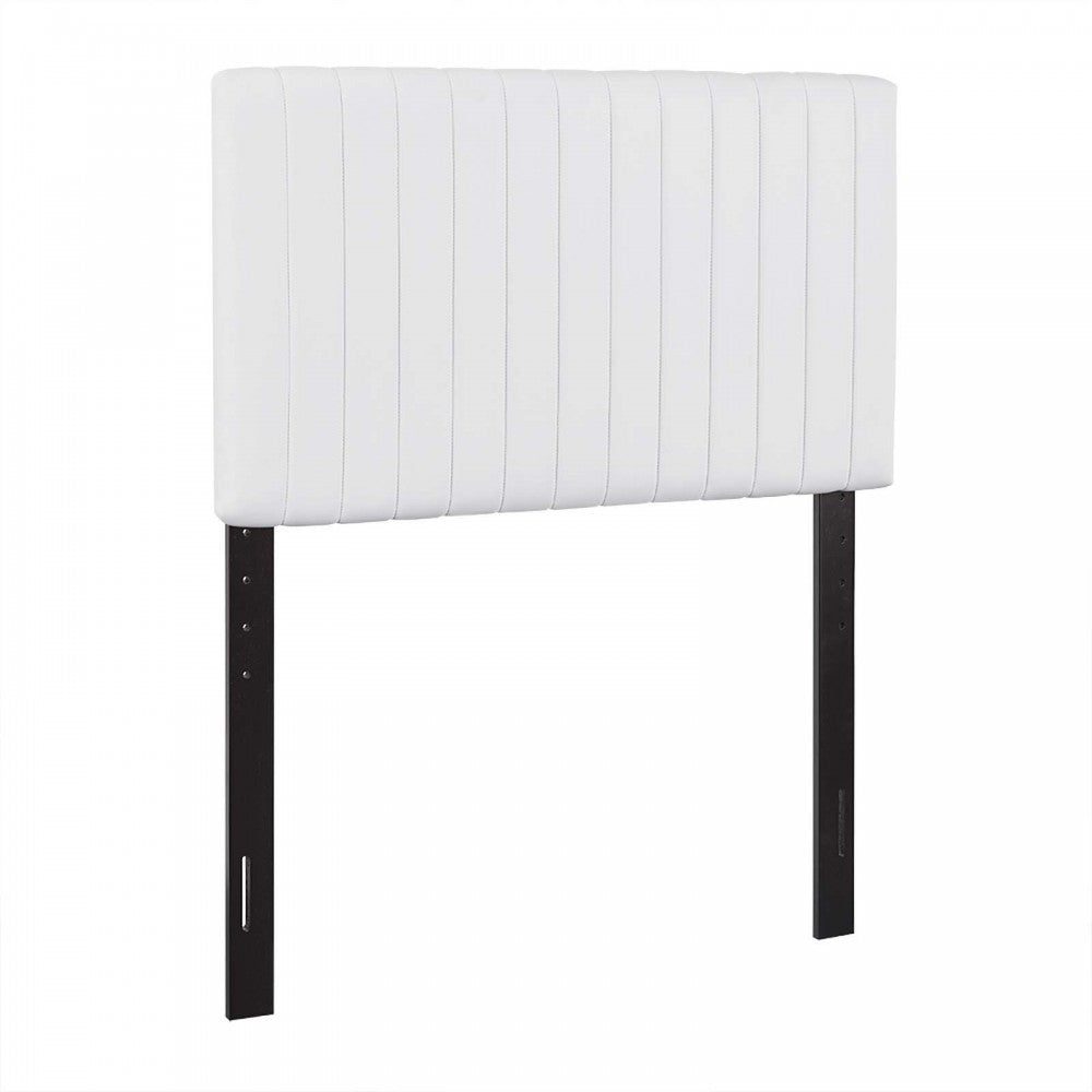 Keira Twin Faux Leather Headboard