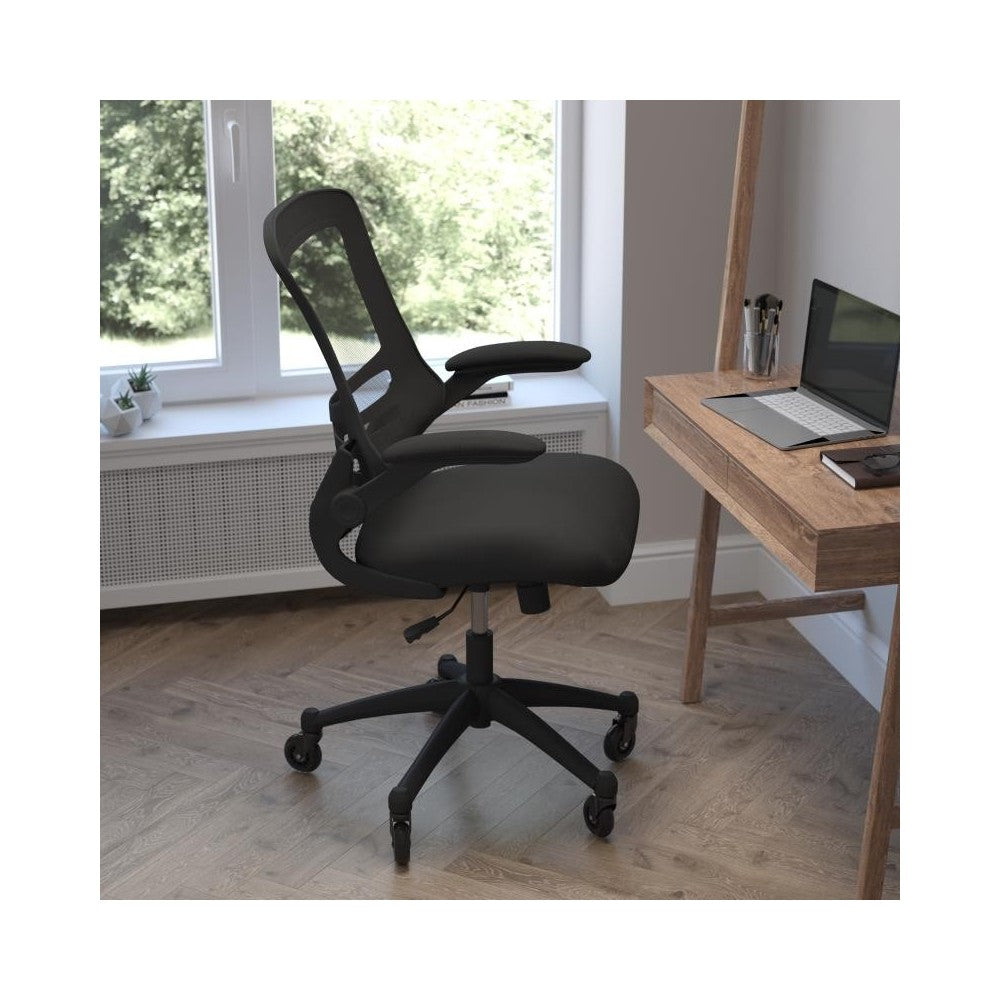 Kelista Mid-Back Chair with Roller Wheels